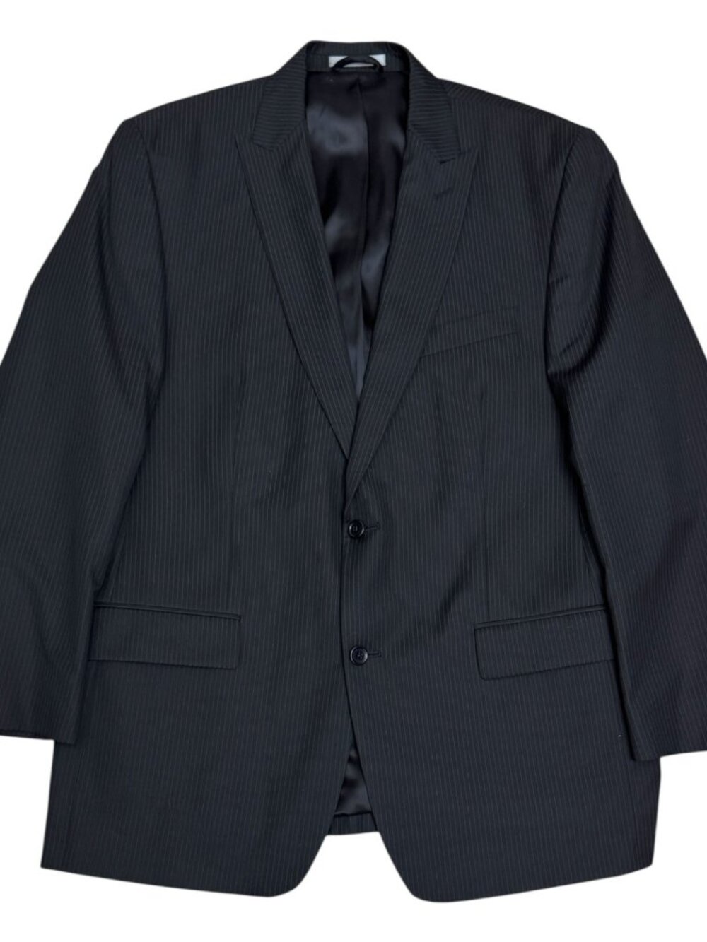 MICHAEL KORS Pinstripe 2-Piece Luxury Designer SUIT Blazer & Pants Men 44R Large - Picture 3 of 11